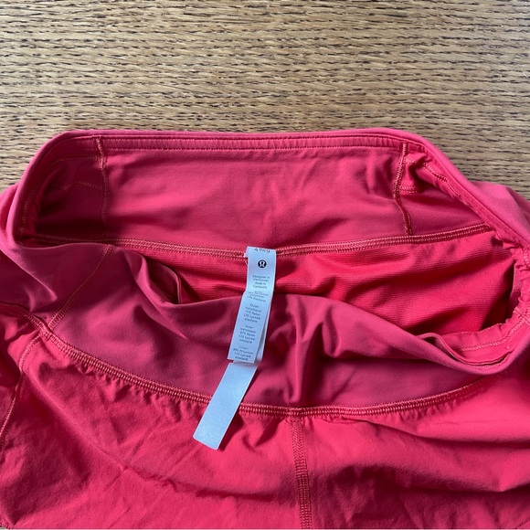 LULULEMON Red/Pink Speed Up Shorts - Picture 3 of 8